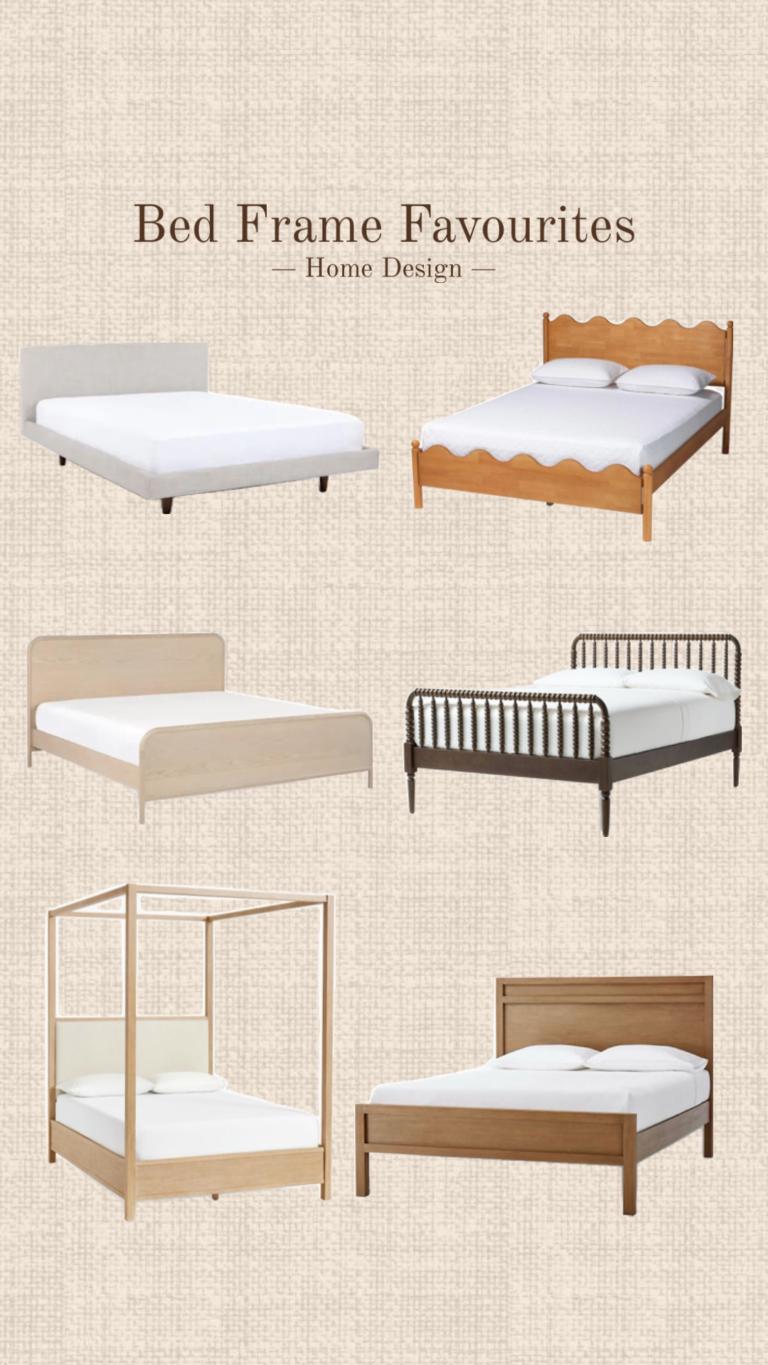 2025 Bed Frame Favourites montage